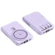 10000mAh 4 Built Cable Portable Charger Wireless Power Bank | https://www.bestnamebadges.com