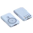 10000mAh 4 Built Cable Portable Charger Wireless Power Bank | https://www.bestnamebadges.com