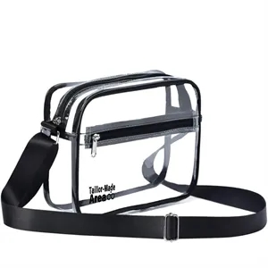 Stadium Approved PVC Crossbody Clear Waist Bag Backpack