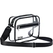 Stadium Approved PVC Crossbody Clear Waist Bag Backpack | https://www.bestnamebadges.com