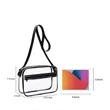 Stadium Approved PVC Crossbody Clear Waist Bag Backpack | https://www.bestnamebadges.com