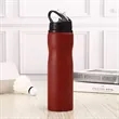 In Stock Custom Stainless Steel Sports Bottle With Straw Lid | https://www.bestnamebadges.com