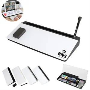 Small Glass Desktop Whiteboard, Deskboard Buddy