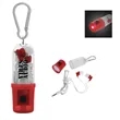Earbuds With Flashlight Case | https://www.bestnamebadges.com