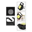 Rechargeable COB Emergency Worklight with Carabiner | https://www.bestnamebadges.com