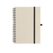 Natural Paper Spiral Notebook | https://www.bestnamebadges.com