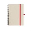 Natural Paper Spiral Notebook | https://www.bestnamebadges.com