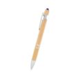 Tropical Bamboo Incline Pen With Stylus | https://www.bestnamebadges.com