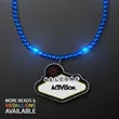 LED Bead Necklace with Las Vegas Medallion | https://www.bestnamebadges.com