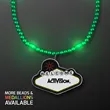 LED Bead Necklace with Las Vegas Medallion | https://www.bestnamebadges.com
