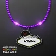 LED Bead Necklace with Las Vegas Medallion | https://www.bestnamebadges.com