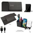 Wireless Charging Desk Organizer With Dry Erase Board | https://www.bestnamebadges.com