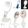 Light Up Double Sided Mirror With Wireless Charger | https://www.bestnamebadges.com