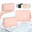 Portable PU Leather Makeup Bag | https://www.bestnamebadges.com