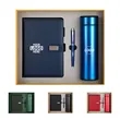 3 in 1 Executive Gift Set Notebook, Pen, Insulated Thermos | https://www.bestnamebadges.com