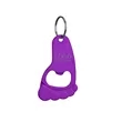 Custom Foot Shaped Bottle Opener Keychain | https://www.bestnamebadges.com