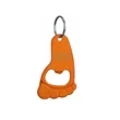 Custom Foot Shaped Bottle Opener Keychain | https://www.bestnamebadges.com