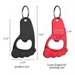 Custom Foot Shaped Bottle Opener Keychain | https://www.bestnamebadges.com