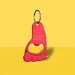 Custom Foot Shaped Bottle Opener Keychain | https://www.bestnamebadges.com
