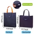 Non-Woven Tote with Protective Flap | https://www.bestnamebadges.com