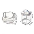 Clear Travel Makeup Organizer | https://www.bestnamebadges.com