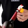 Christmas Cheer Wine Stopper | https://www.bestnamebadges.com