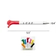 Customizable Multi-Color Gesture Shaped Pens | https://www.bestnamebadges.com