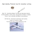 Customizable White Large Capacity Advertising Pen | https://www.bestnamebadges.com
