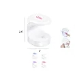2" x 2" x 2.4" Customizable Mini Manicure Handheld Lamp | https://www.bestnamebadges.com