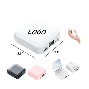 3.3" x 3.1" Compact And Portable Beauty Mirror Power Bank