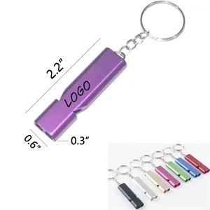 Dual-Tone Aluminum Outdoor Emergency Whistle