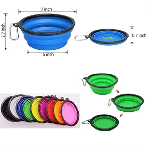 Portable Silicone Folding Pet Bowl