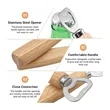 Wood Handle Bottle Opener | https://www.bestnamebadges.com