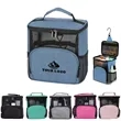Foldable Hanging Mesh Shower Bag For Travel | https://www.bestnamebadges.com