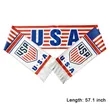 Polyester Sport Fan Scarf With Tassel | https://www.bestnamebadges.com