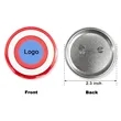 Round Custom Metal Pin Back Button Badge | https://www.bestnamebadges.com