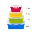 Silicone Folding Lunch Box | https://www.bestnamebadges.com