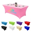 6ft Stretch Fitted Table Cover | https://www.bestnamebadges.com