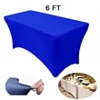 6ft Stretch Fitted Table Cover | https://www.bestnamebadges.com