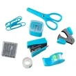 8 in 1 Multifunctional Plastic Office Kit | https://www.bestnamebadges.com