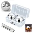 2 Pack Reusable Ice Ball Stones | https://www.bestnamebadges.com