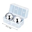2 Pack Reusable Ice Ball Stones | https://www.bestnamebadges.com