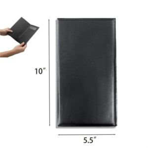 Customizable Pu Leather Restaurant Cashier Clip