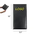 Customizable Pu Leather Restaurant Cashier Clip | https://www.bestnamebadges.com