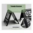 2.4" x 2.8" Acrylic Dining Double Sided Table Sign | https://www.bestnamebadges.com