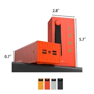 Container Shape Creative Outdoor Charging Treasure