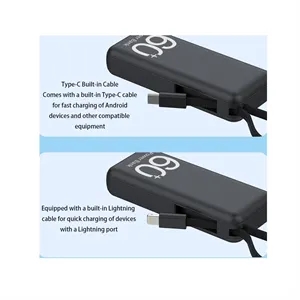 3.4" x 1.4" x 1" Convenient Self-Corded Mini Charger