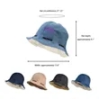 Dual Purpose Drawstring Folding Fisherman's Hat | https://www.bestnamebadges.com