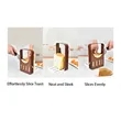 8.8" x 5.7" Portable Foldable Compact Bread Slicer | https://www.bestnamebadges.com
