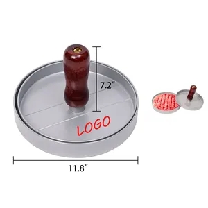 4.7" x 2.8" Kitchen Portable Meatloaf Burger Press